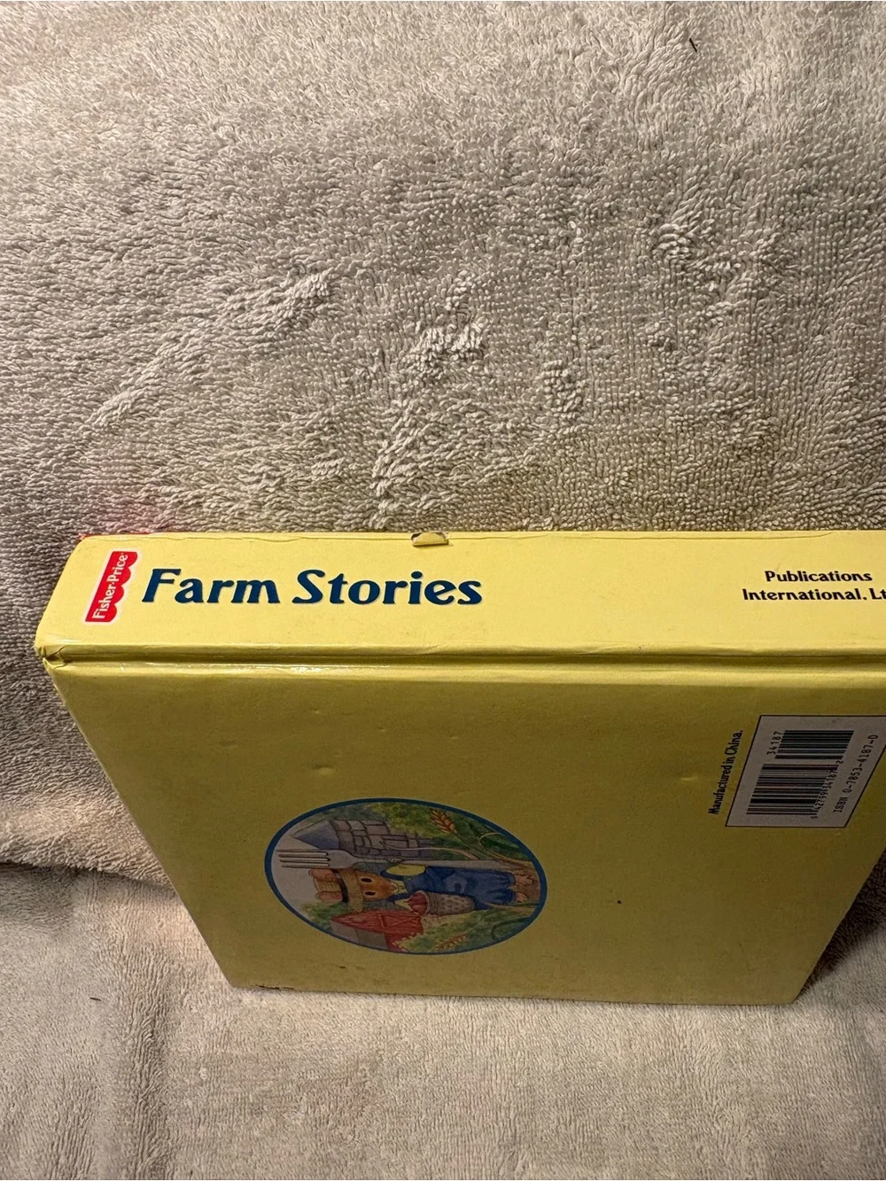 Fisher-Price Farm Stories Board Book - Yellow, Red & Blue